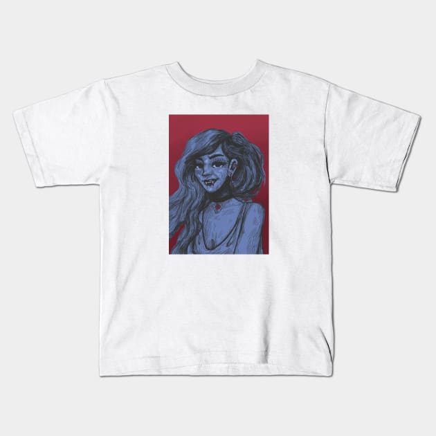 Marceline the Vampire Queen Kids T-Shirt by Artistaquinterob